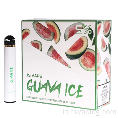 Jsvape sekali pakai kit vape hanya saya 1500puffs